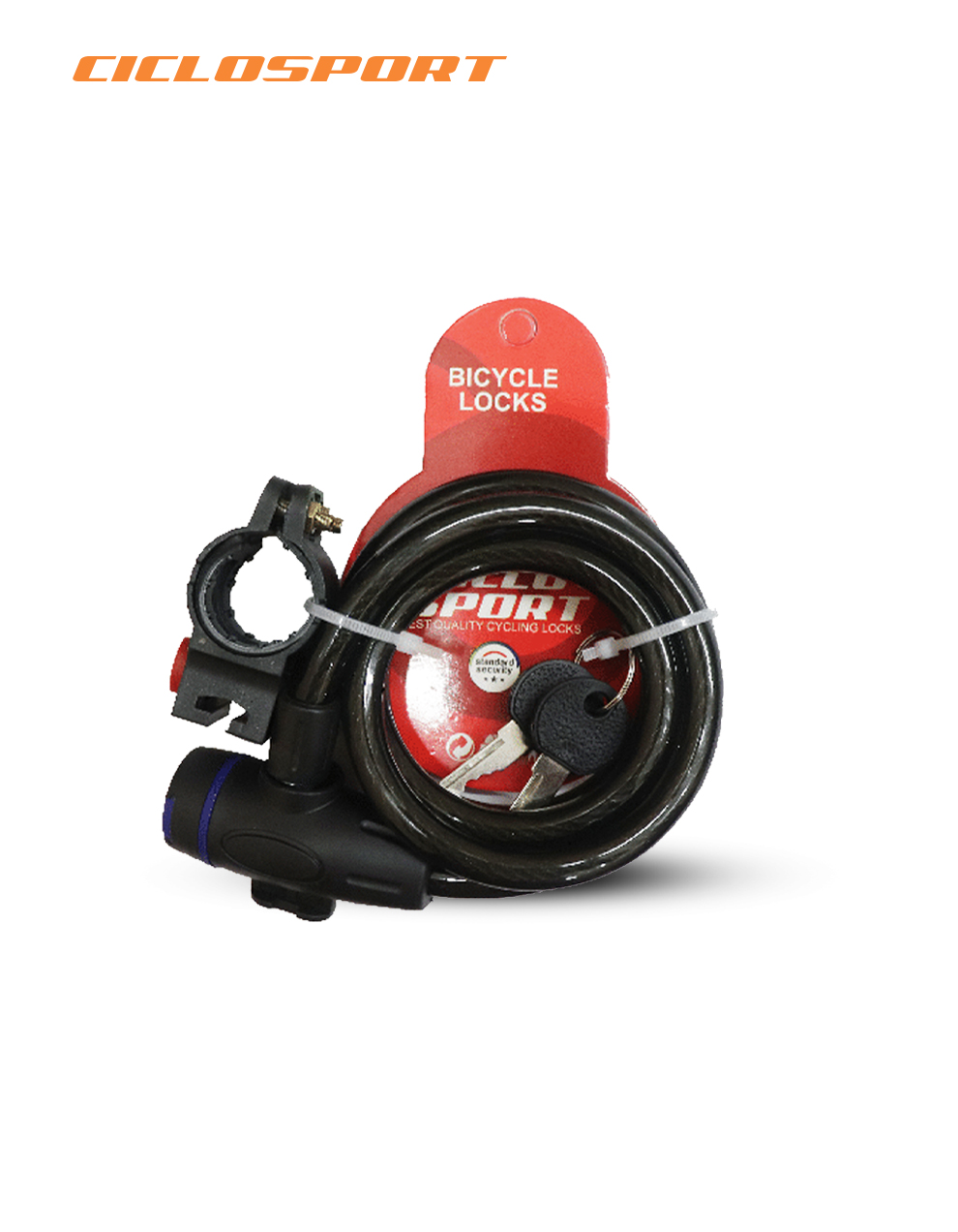 ciclosport bicycle key lock